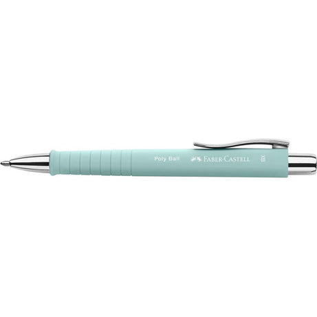 Caneta Esferográfica Poly Ball XB Azul Caribe Faber-Castell
