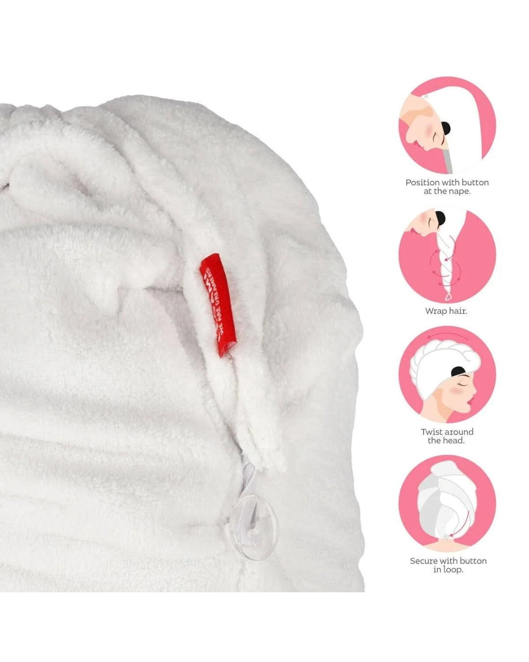 Toalha para Cabelo Panda Legami