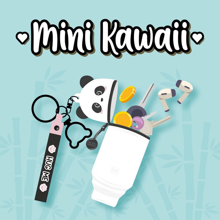Porta Moedas e Porta Chaves Mini Kawai Panda Legami