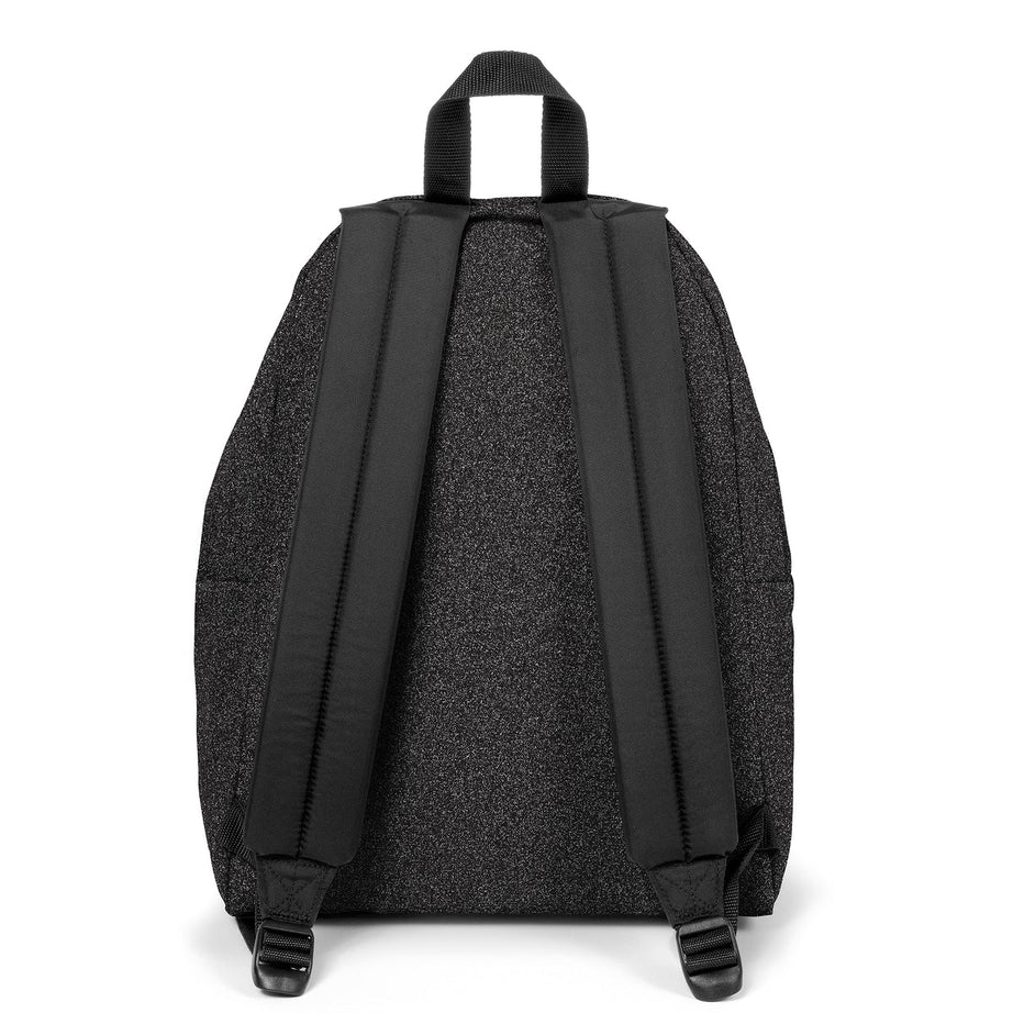 Mochila Eastpak Padded Spark com Glitter Preta