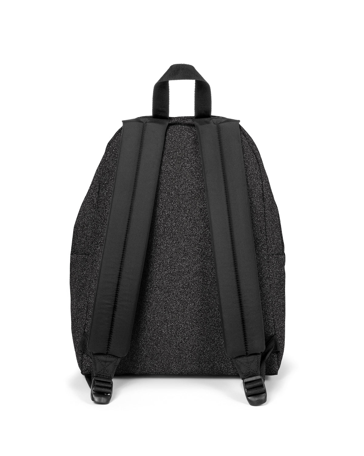 Mochila Eastpak Padded Spark com Glitter Preta