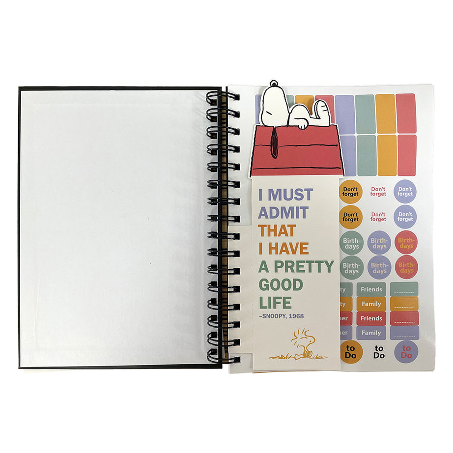 Organizador A5 em Espiral Snoopy