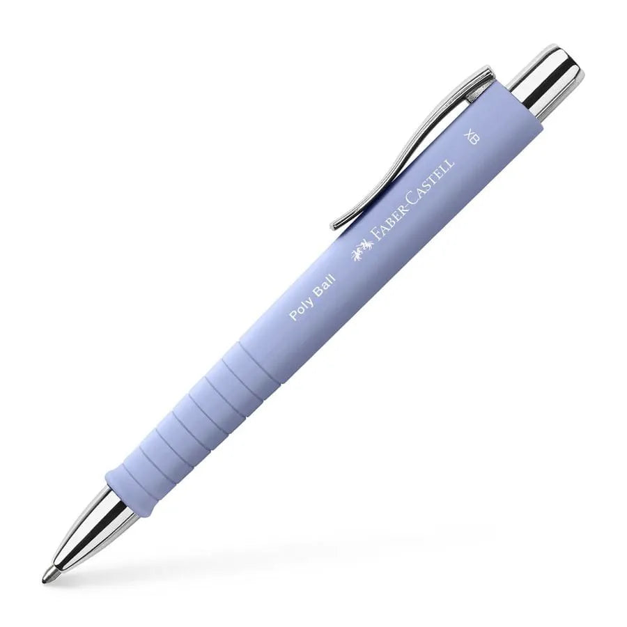 Caneta Esferográfica Poly Ball XB Pale Iris Faber-Castell
