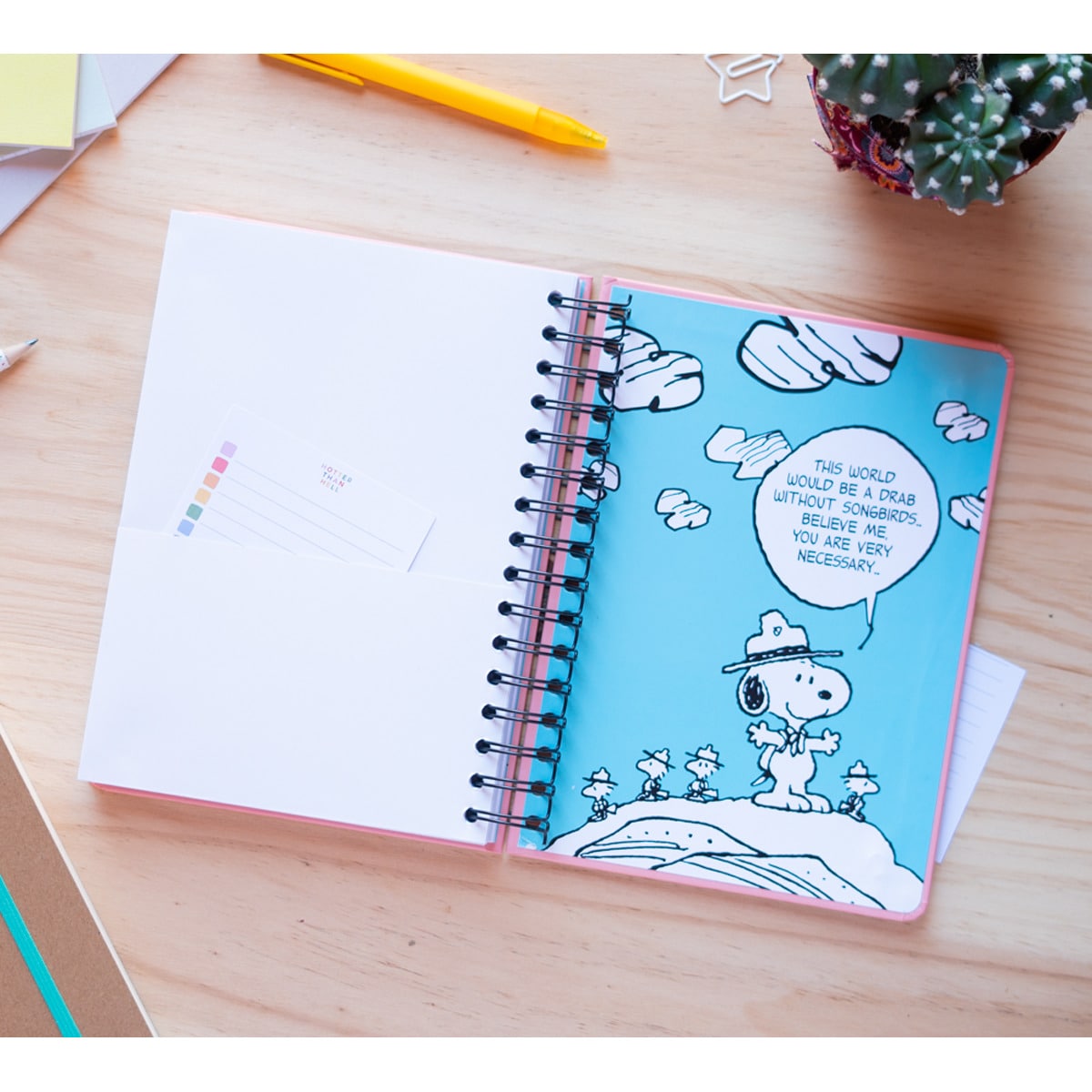Caderno Bullet A5 Espiral Snoopy
