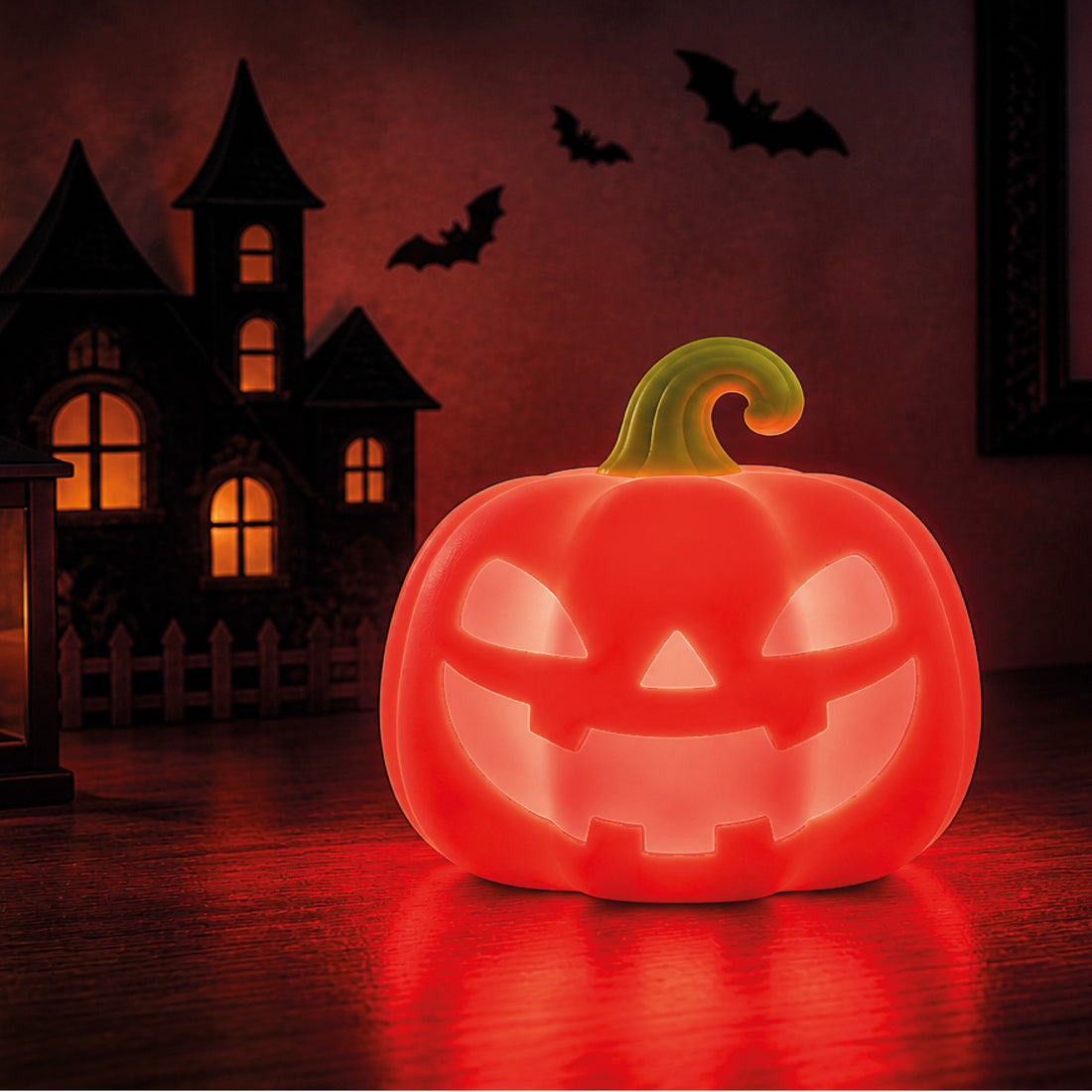Brevemente - Abóbora Luz Recarregável em Silicone Halloween Legami