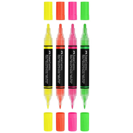 Conjunto 4 Marcadores Acrílicos Black Edition Faber-Castell