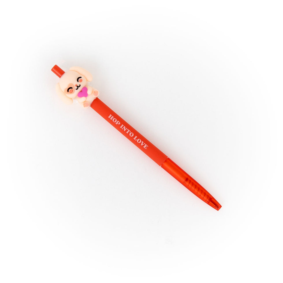 Caneta Click Coelho Cupido 3D "Hop into love" Mr.Wonderful