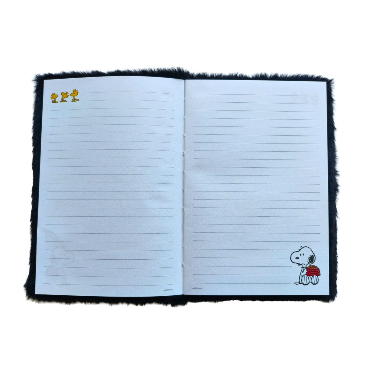 Caderno A5 em Pelúcia Snoopy