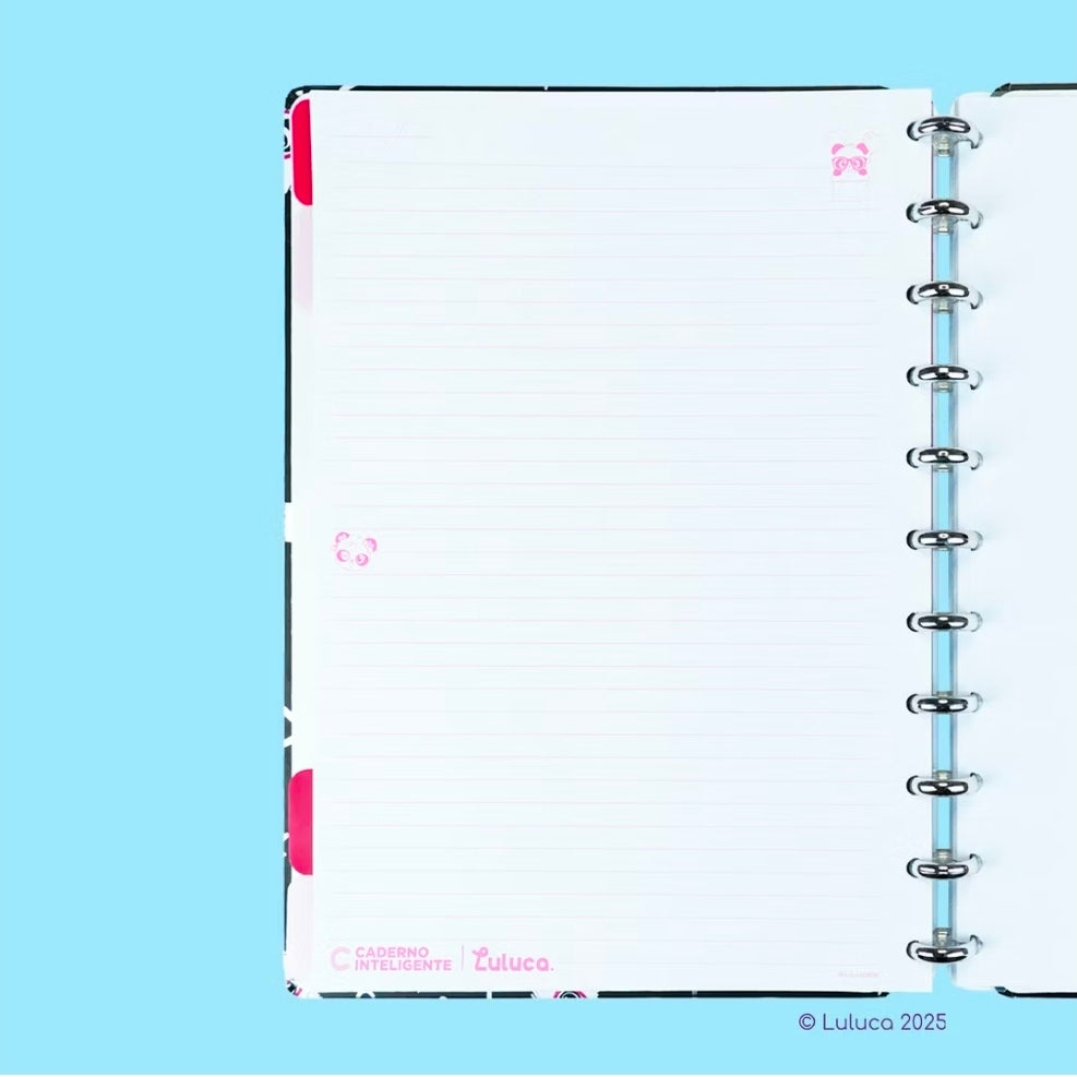 Caderno Inteligente A4 Panda Star By Luluca