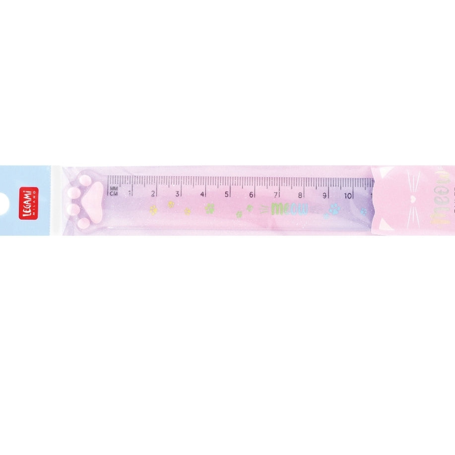 Régua Patinha Gatinho 15cm - Legami