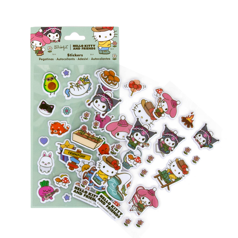 Autocolantes com Relevo Hello Kitty Mr.Wonderful