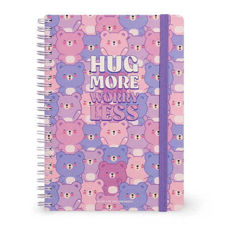 Caderno A5 Espiral Pautado Ursinho Legami