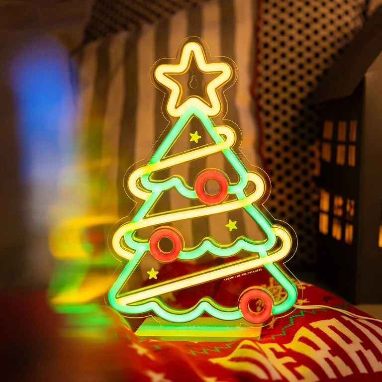 Pré-venda Luz Neon Árvore Natal Legami