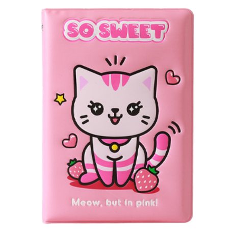 Caderno Gato Rosa Itotal