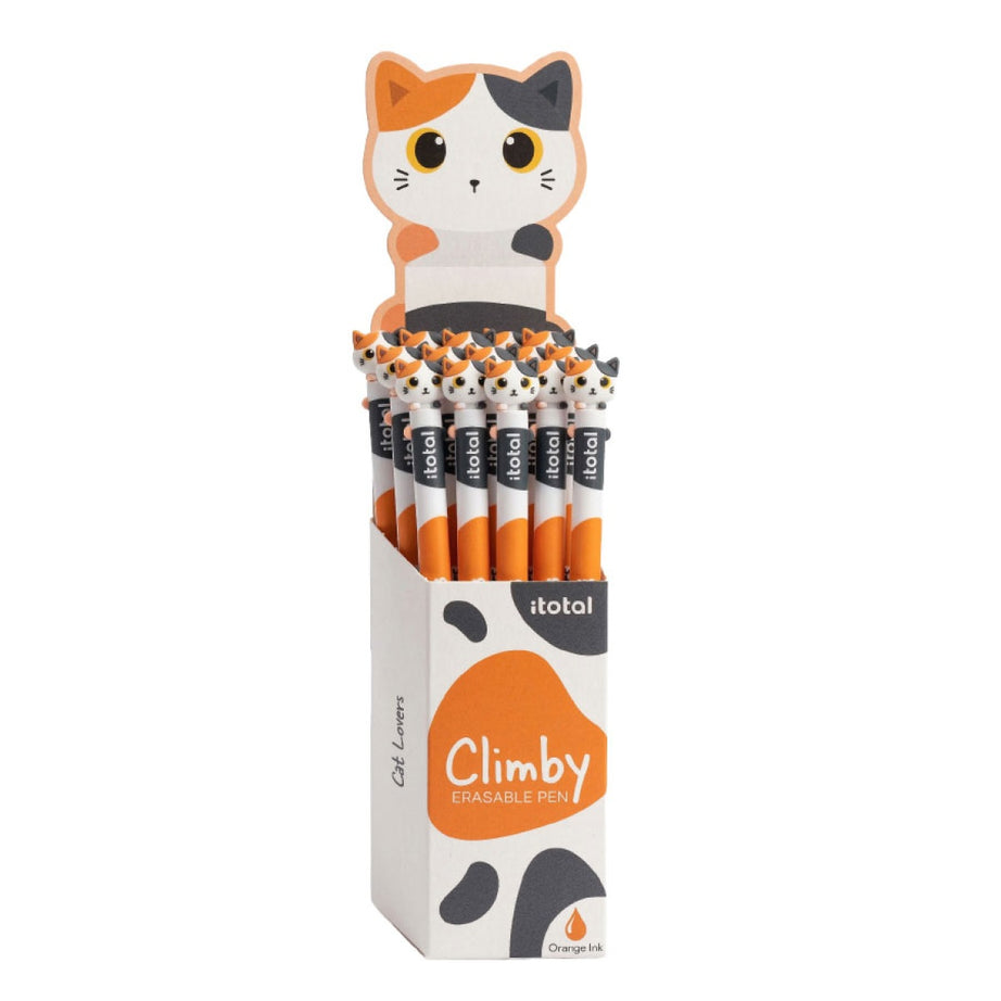 Caneta Apagável Gato Malhado Climby Itotal