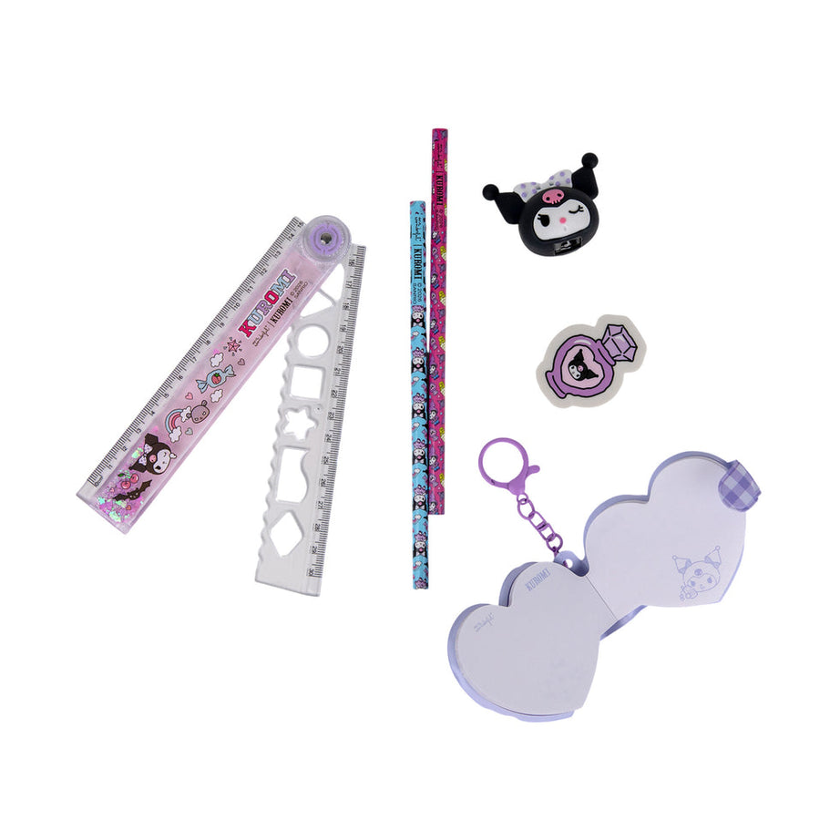 Conjunto Papelaria Kuromi Mr.Wonderful