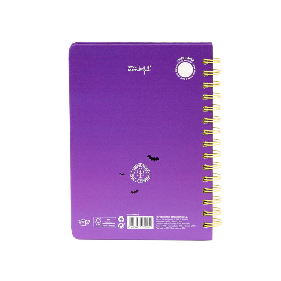 Caderno A5 Espiral Halloween Mr.Wonderful