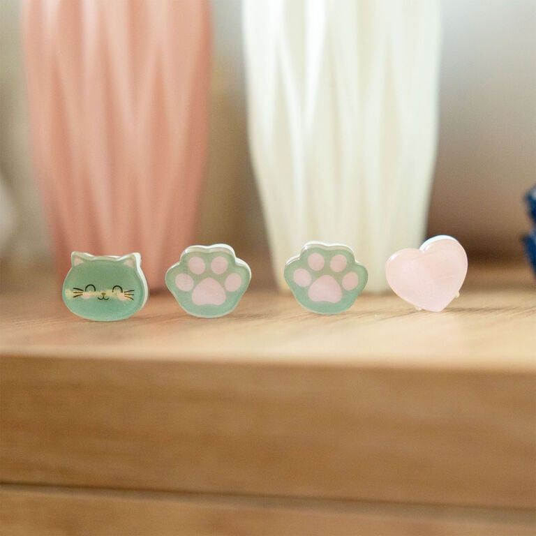 4 Molas de Cabelo Gato Legami