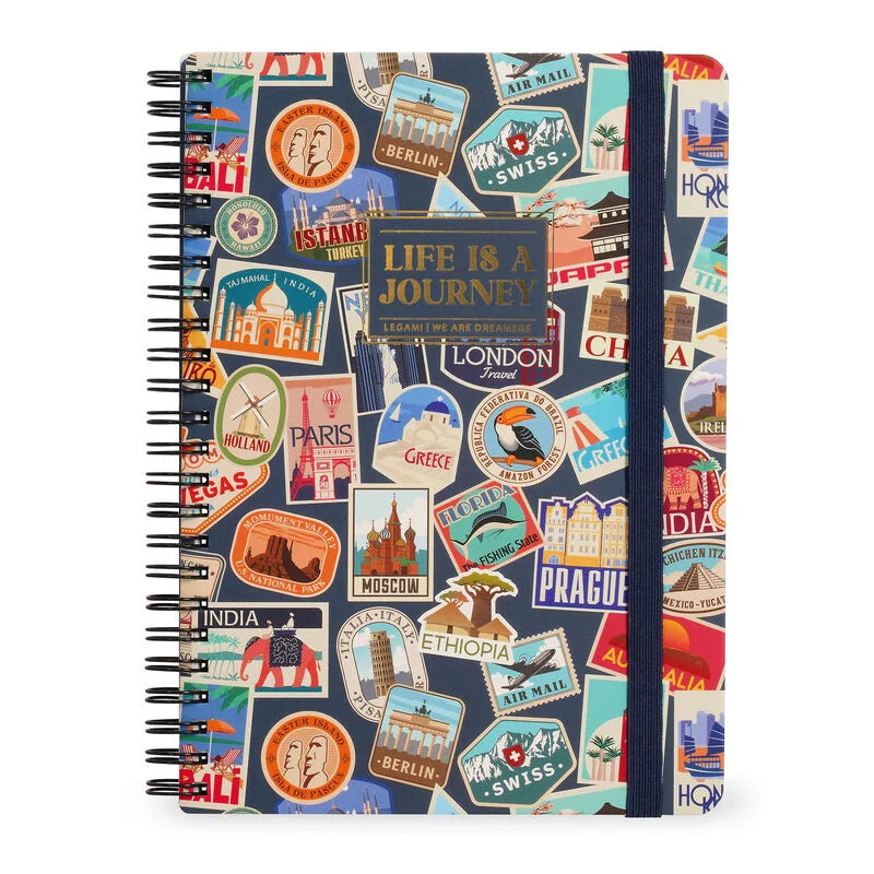 Caderno A4 Pautado Espiral Stickers Legami