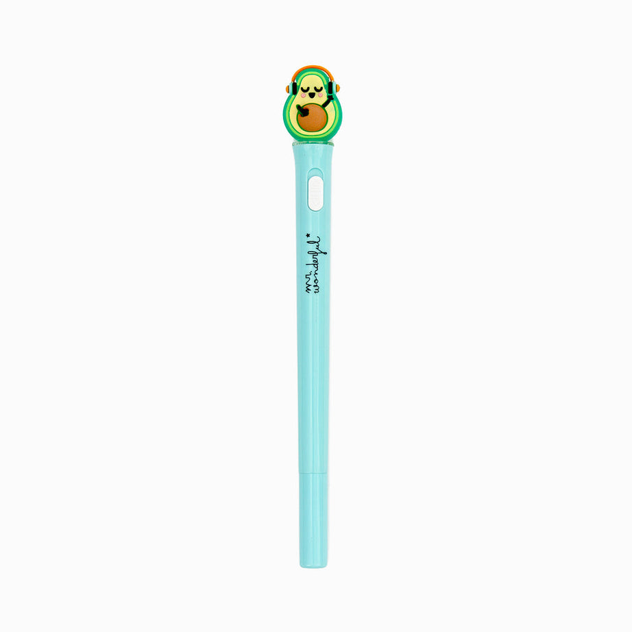 Caneta com Luz Abacate Mr.Wonderful