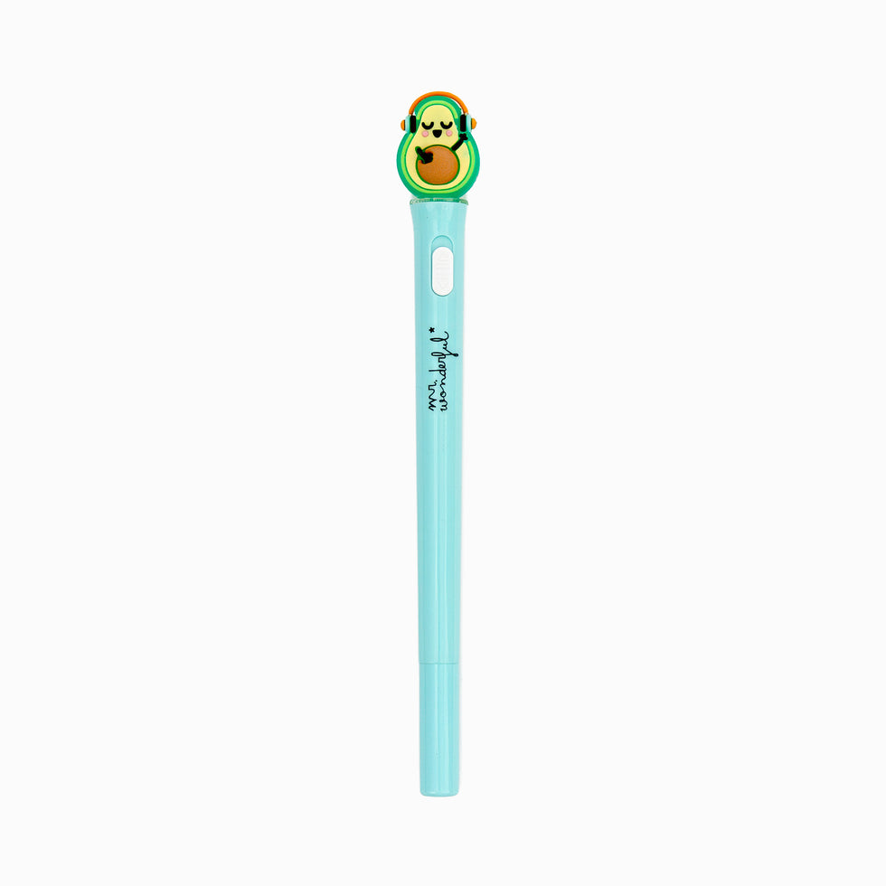 Caneta com Luz Abacate Mr.Wonderful