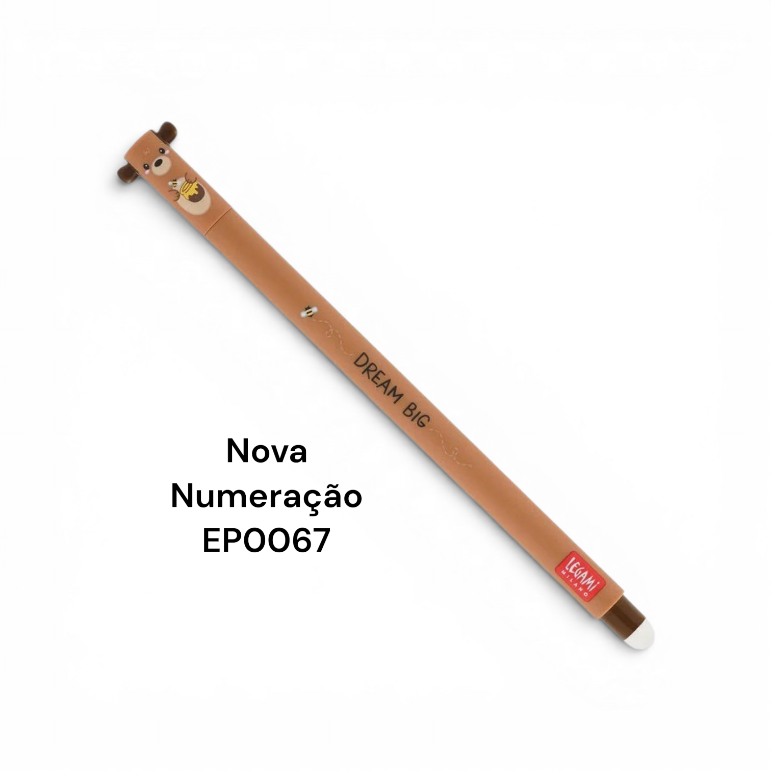 Caneta Apagável Urso Nova Numeração EP0067 Legami