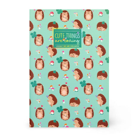 Caderno Grande B5 Pautado Hedgehog Legami