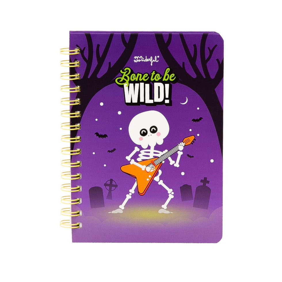 Caderno A5 Espiral Halloween Mr.Wonderful