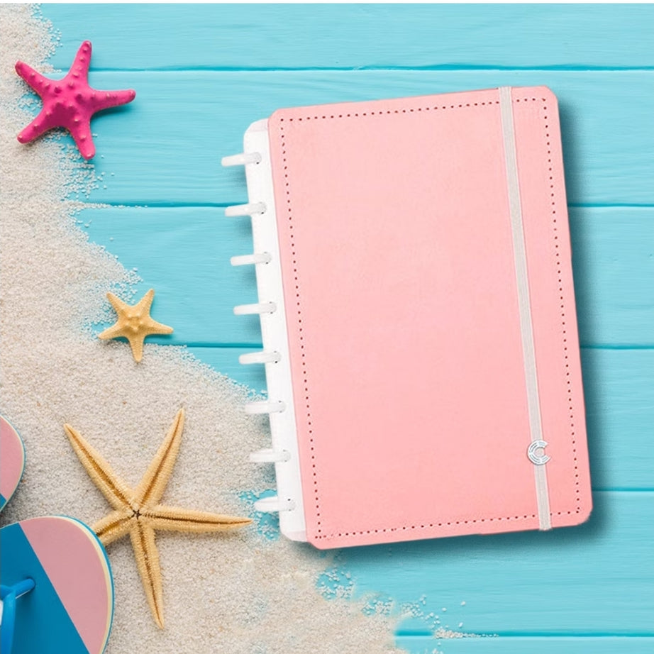 Caderno Inteligente A5 Rosa Pastel