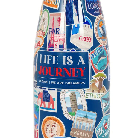 Garrafa Térmica 500ml Travel Stickers Legami