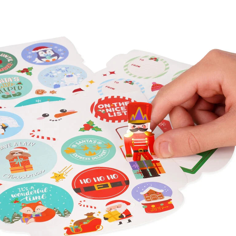 Pré-venda Bloco com 150 Autocolantes de Natal Legami