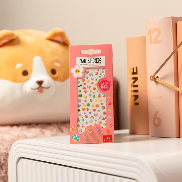 +150 Autocolantes para as Unhas Groovy Legami