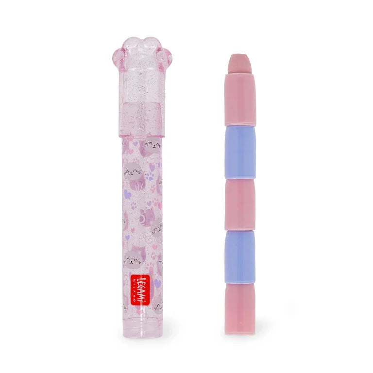 Borracha Empilhável Meow Perfumada a Mirtilo Legami BTS