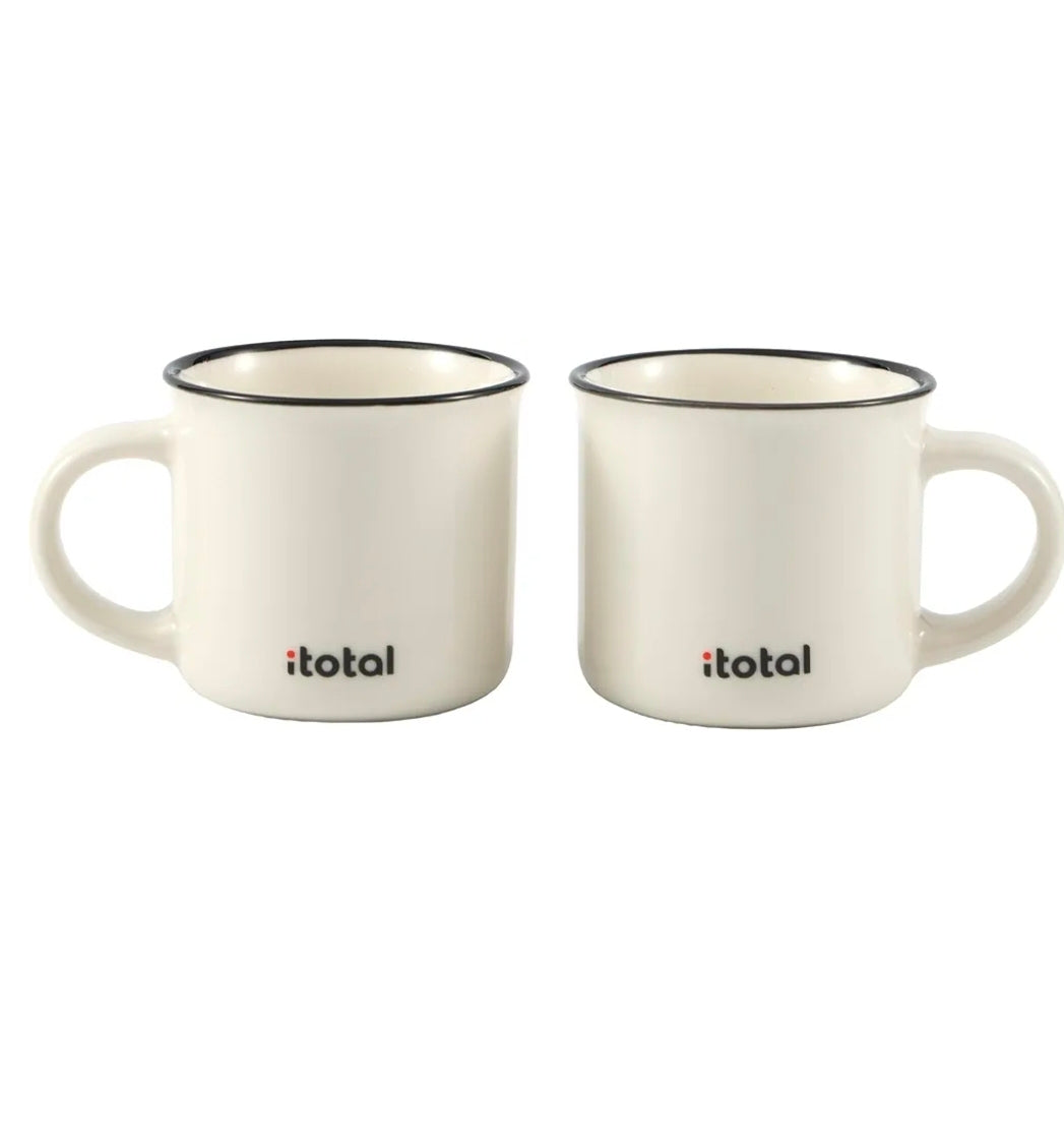 Conjunto 2 Chávenas Café "You're the Milk - To My Coffee" Itotal