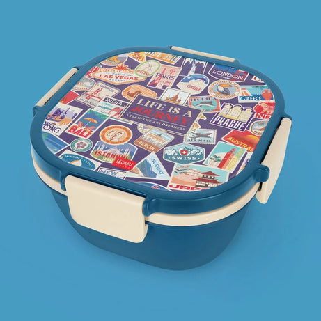 Caixa de Almoço (Bowl) Com Divisórias Stickers Legami