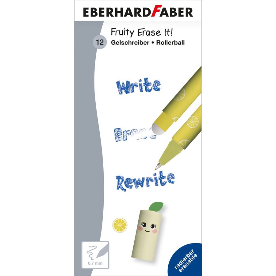 Caneta Apagável Limão EberhardFaber