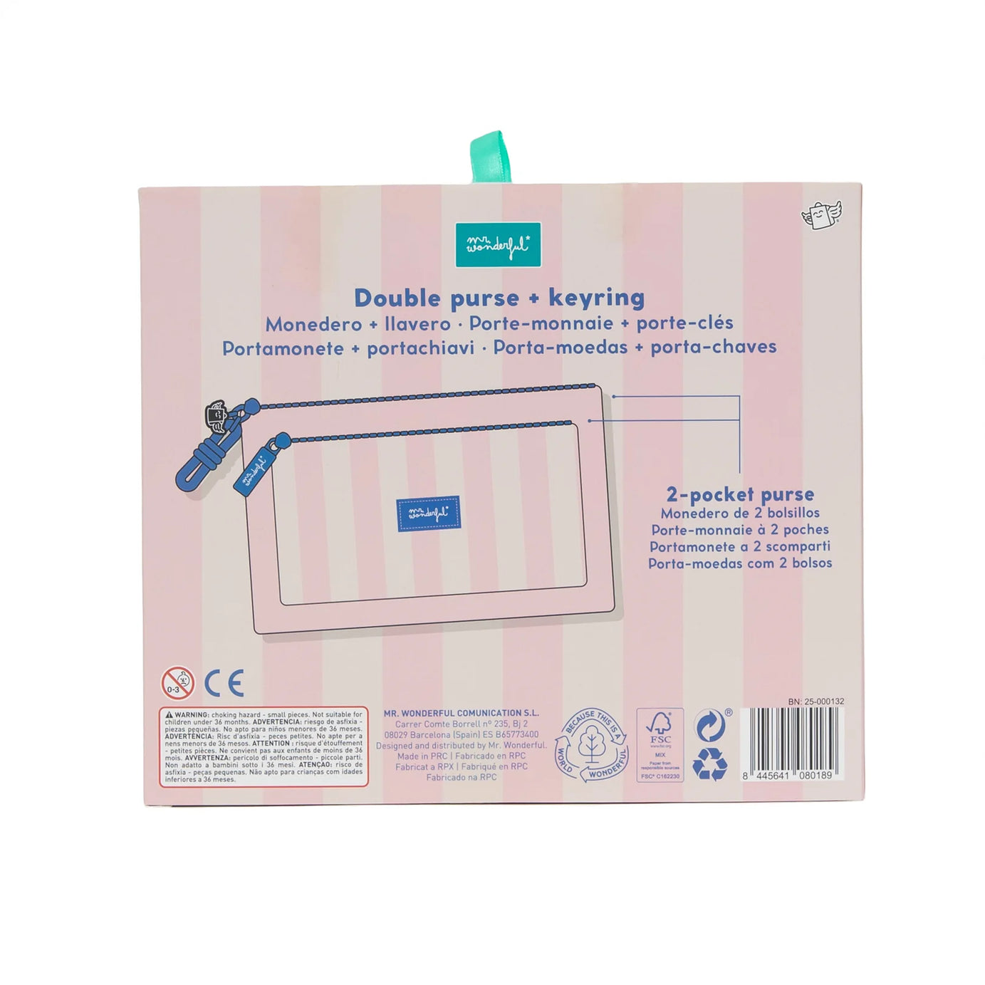 Conjunto Carteira e Porta-Chaves Mama Bear Mr.Wonderful