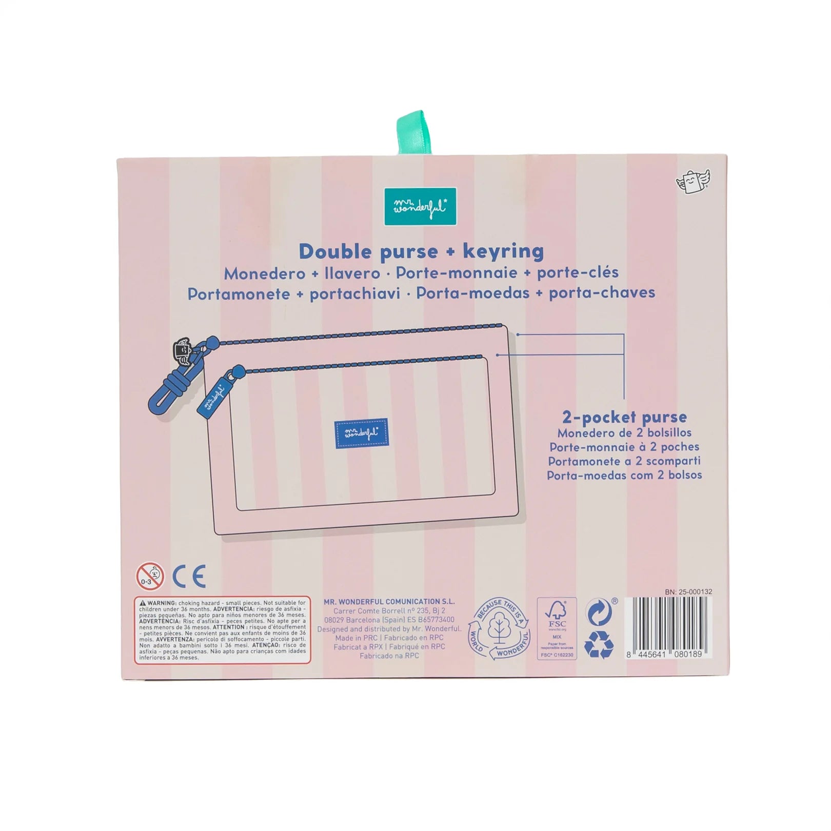 Conjunto Carteira e Porta-Chaves Mama Bear Mr.Wonderful