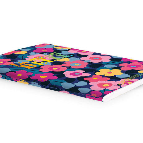 Caderno A6 Pautado Flores Legami
