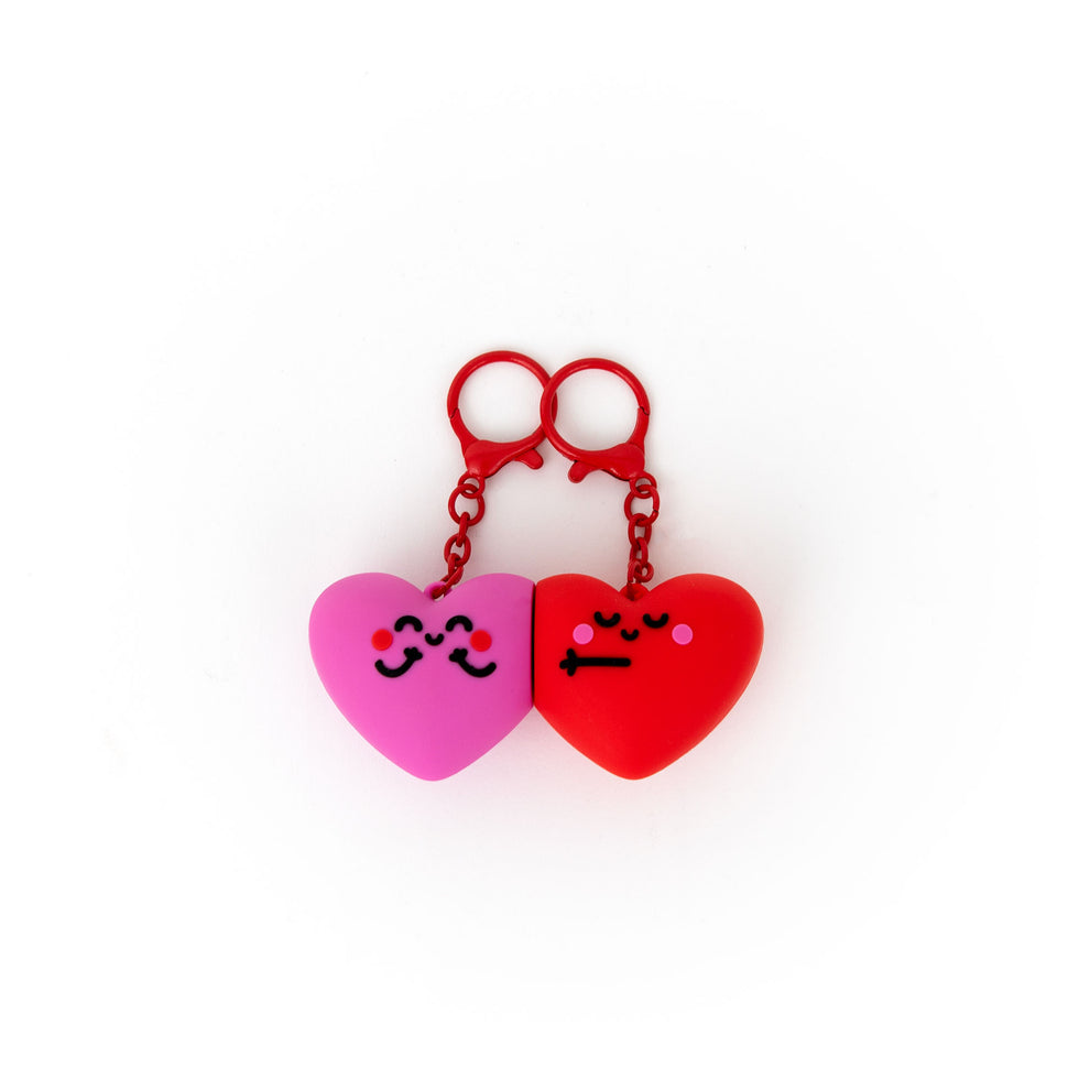 Conjunto 2 Porta Chaves Corações com Íman Mr.Wonderful