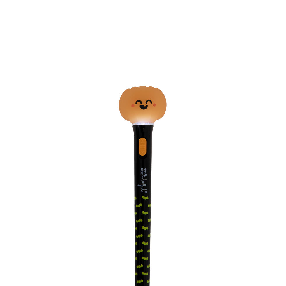 Caneta com Projetor Abóbora Halloween Mr.Wonderful