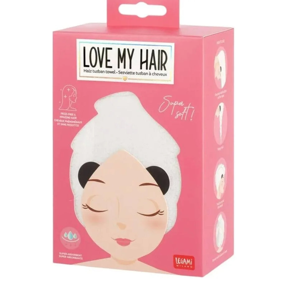 Toalha para Cabelo Panda Legami