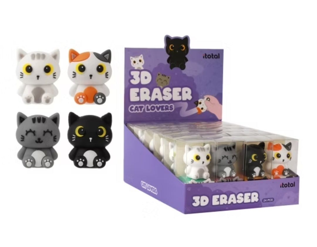 Borracha 3D Gato Malhado