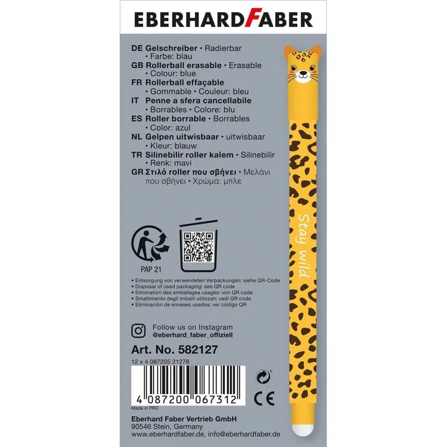 Caneta Apagável Leopardo EberhardFaber