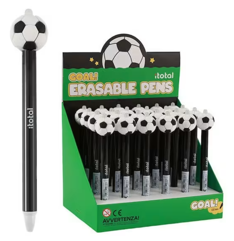 Caneta Apagável Bola Futebol Itotal