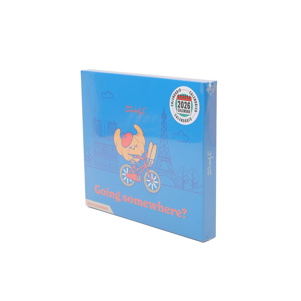 Calendário de Secretária Mr.Wonderful 2026 - Going somewhere?