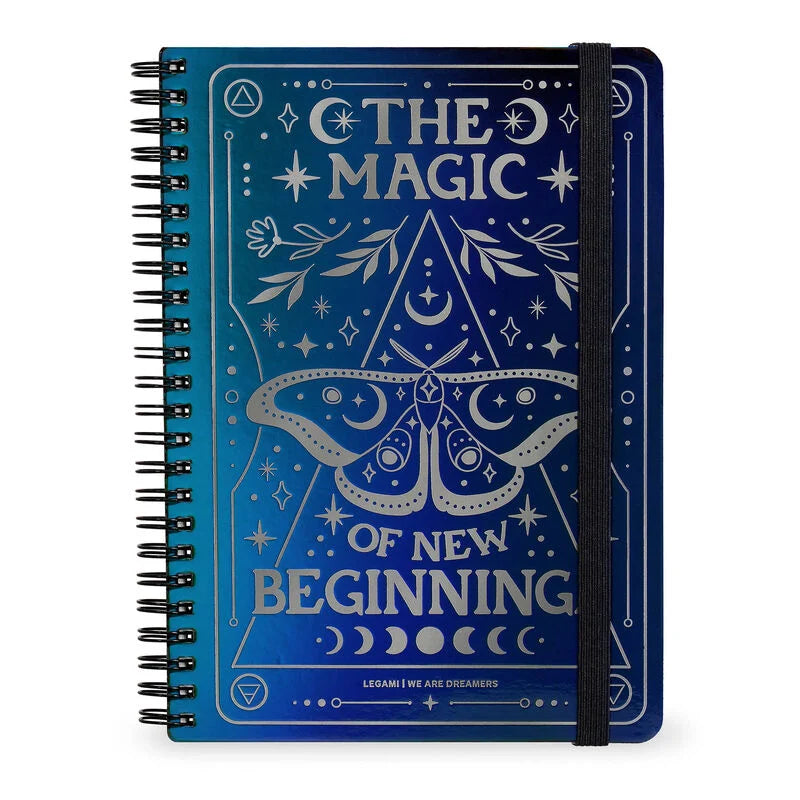 Caderno A4 Pautado Espiral Edição Especial Moth Legami