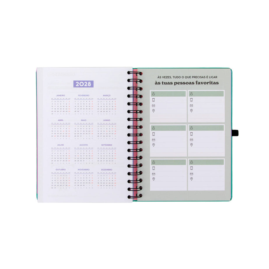Agenda Semanal 18 Meses 2026/2027 Mr.Wonderful "Sonha Muito, Vive Livre"