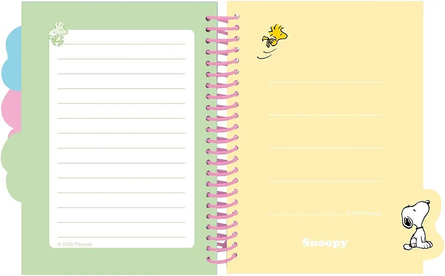 Caderno A5 Snoopy com Separadores