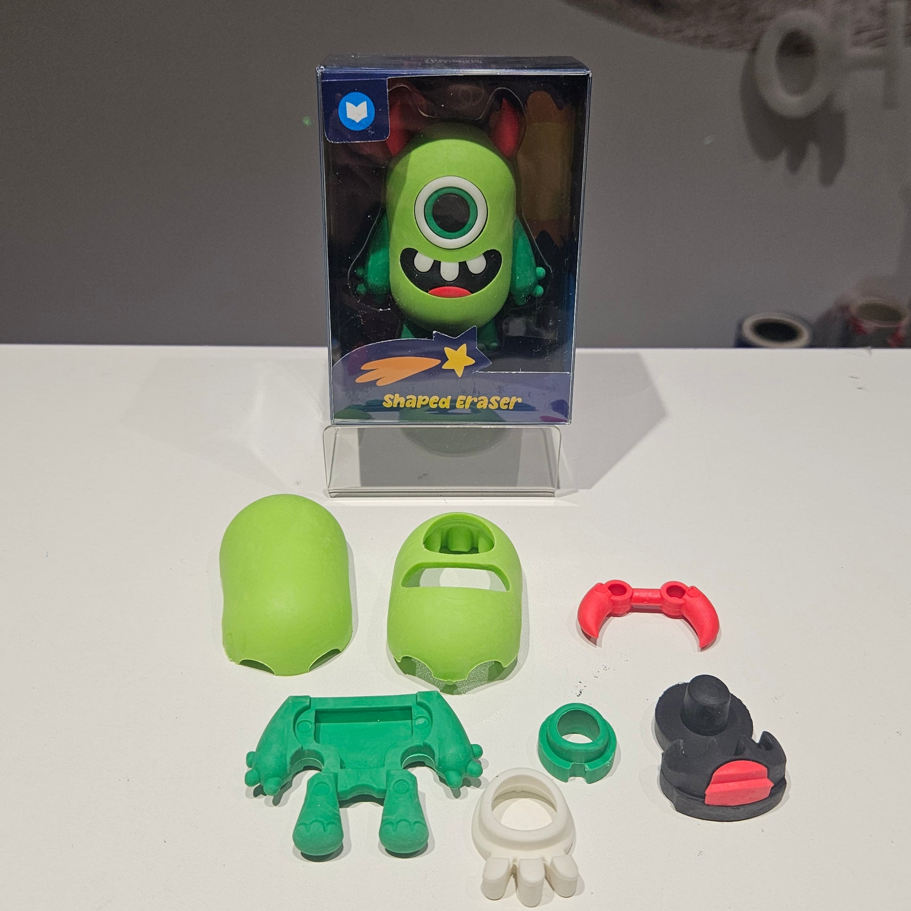 Borracha Monstro 3D Desmontável em Peças